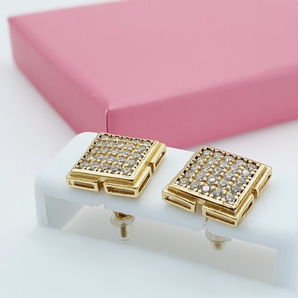 "925 Sterling Silver Cubic Zirconia Earrings, U19254616 - Picture 6 of 11